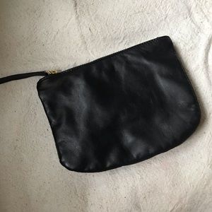 Free People Payton black lamb leather purse bag